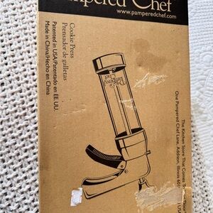 Pampered Chef Cookie Press - Brown